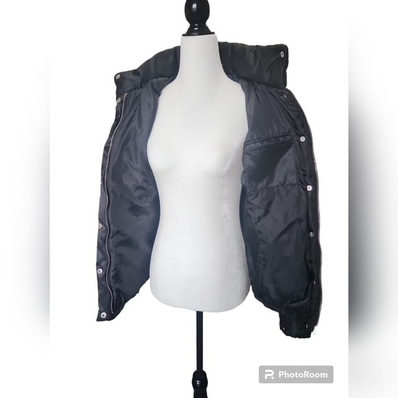 💞💕 2/$50 Yellow Circle Size Medium Jacket Black - Picture 6 of 13